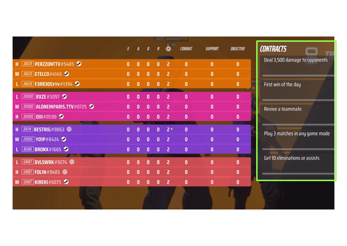 Turning Off Tracking Contracts UI Concept